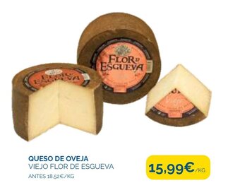 Cash Ecofamilia Queso de Oveja Viejo Flor de Esgueva oferta