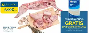 Supermercados La Despensa Conejo Fresco Per Entero oferta