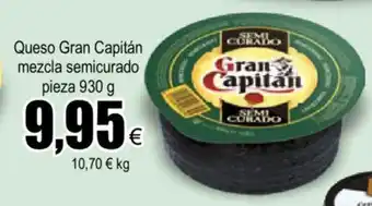 FROIZ Queso Gran Capitán mezcla semicurado pieza 930 g oferta