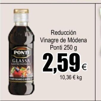 FROIZ Reducción Vinagre de Módena Ponti 250g oferta