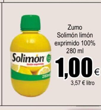 FROIZ Zumo Solimón limón exprimido 100% 280 ml oferta