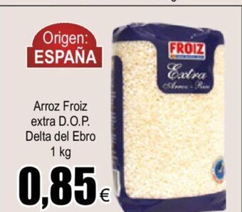FROIZ Arroz Froiz extra D.O.P. Delta del Ebro 1 kg oferta