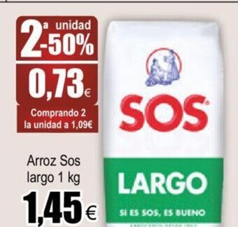 FROIZ Arroz Sos largo 1 kg oferta