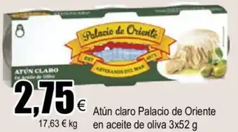 FROIZ Atún Claro Palacio de Oriente En Aceite de Oliva 3 x 52 g oferta