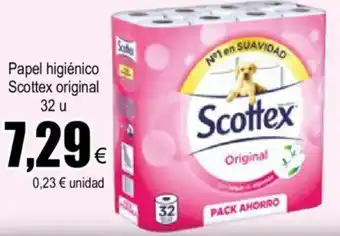 FROIZ Papel Higiénico Scottex Original 32 u oferta