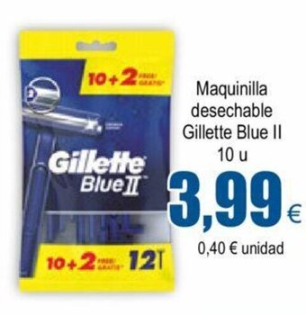 FROIZ Gillette Blue II Maquinilla desechable 10 u oferta