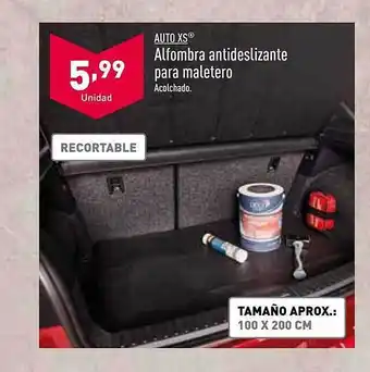 ALDI Auto Xs Alfombra Antideslizante Para Maletero oferta