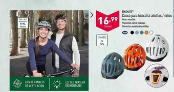 ALDI Bikemate Casco Para Bicicleta Adultos Niños oferta