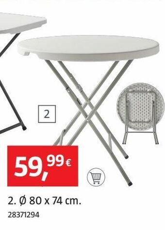 Bauhaus Mesa plegable oferta