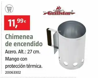 Bauhaus Chimenea de encendido para barbacoa oferta