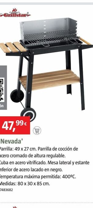 Bauhaus Barbacoa de carbón oferta