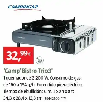 Bauhaus Quemador de gas campingaz oferta