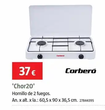 Bauhaus Hornillo con quemadores corberó oferta