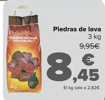 Carrefour Piedras de lava oferta