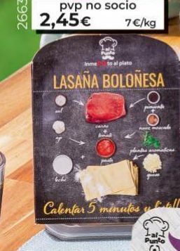 Maxi Dia Lasaña boloñesa dia oferta