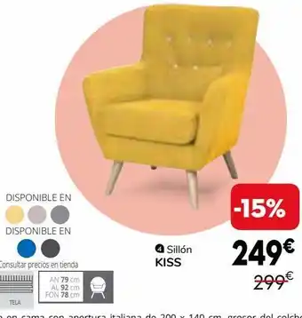 Conforama Sillones kiss oferta