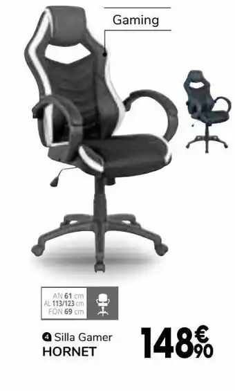 Conforama Sillas gamer hornet oferta