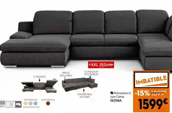 Conforama Rinconera con cama oferta