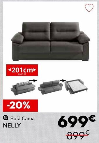 Conforama Sofá cama nelly oferta
