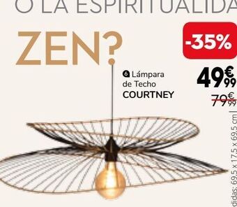 Conforama Lámpara de techo courtney oferta