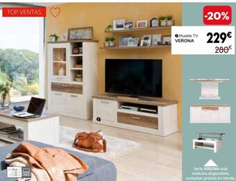 Conforama Mueble tv verona oferta