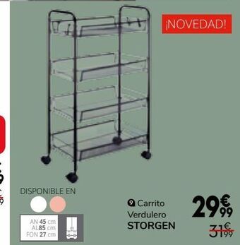 Conforama Carrito verdulero storgen oferta
