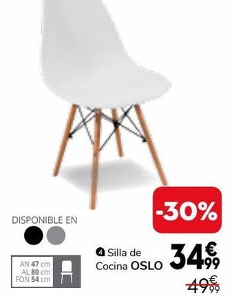 Conforama Silla de cocina oslo oferta