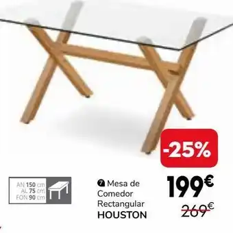 Conforama Mesa de comedor houston oferta