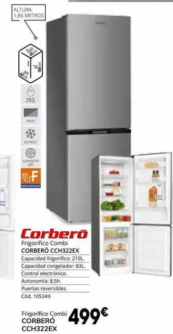 Conforama Frigorífico combi corberó oferta