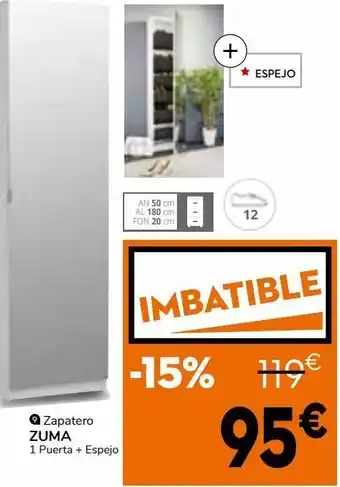 Conforama Zapatero zumo oferta