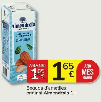 Consum Bebida de almendra almendrola oferta