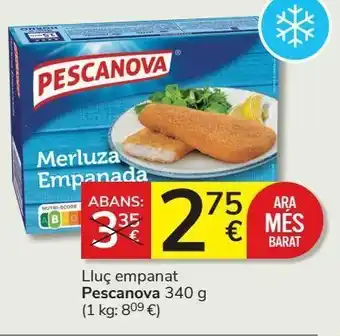 Consum Merluza empanda pescanova oferta