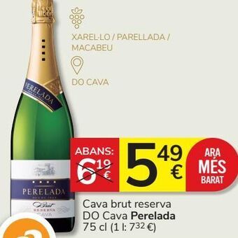 Consum Cava brut reserva do cava perelada oferta