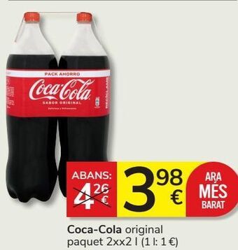 Consum Coca-cola original oferta