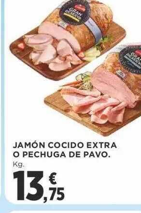 Supercor Jamón Cocido Extra O Pechuga De Pavo oferta