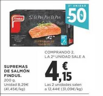 Supercor 2a Unidad -50% Supremas De Salmón Findus oferta