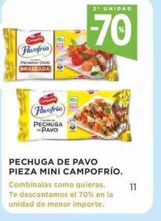 Supercor 2a Unidad -70% Pechuga De Pavo Pieza Mini Campofrío oferta
