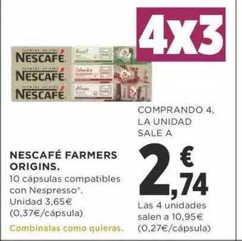Supercor Nescafé Farmers Origins oferta