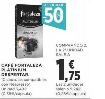 Supercor Café Fortaleza Platinium Despertar oferta