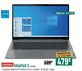 PCBox Lenovo IdeaPad 3 oferta