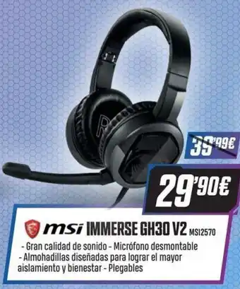 PCBox msi Immerse Gh30 V2 oferta