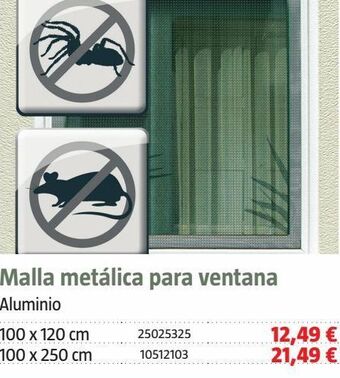Bauhaus Malla metálica oferta
