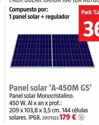 Bauhaus Panel solar oferta