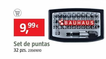Bauhaus Puntas de atornillador oferta