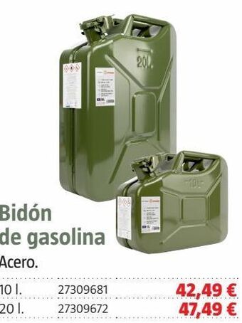 Bauhaus Bidón de gasolina oferta