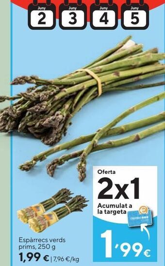 Caprabo Espárragos verdes oferta