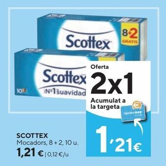 Caprabo Pañuelos de papel scottex oferta