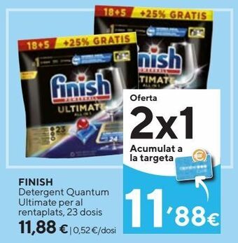 Caprabo Detergente finish oferta
