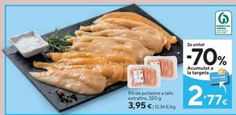 Caprabo Filetes extrafinos de pechuga de pollo 320 g oferta