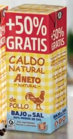 Caprabo Caldo natural bajo en sal aneto oferta